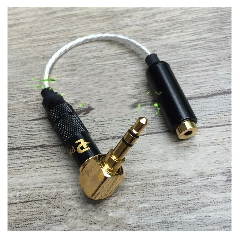 

Audiophiles TRRS Balance Female 2.5mm to 3.5mm Male TRRS Balanced TRS Unbalanced Adapter Audio Cable Iriver AK240 AK380 AK120ii