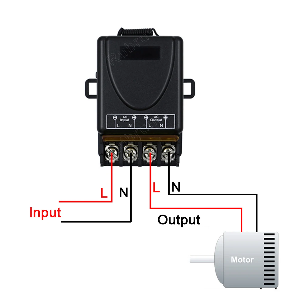 1527 kod nauki 433 Mhz bezprzewodowy RF pilot zdalnego sterowania transmiter z przełącznikiem odbiornik DC/AC 12V-75V 110V 240V 30A przekaźnik do