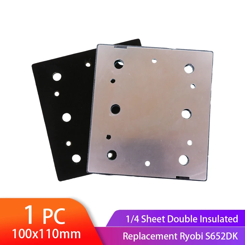 

Square Sanding Pad 1/4 Sheet Double Insulated Sander Replacement Pad fit Ryobi S652DK Sander Abrasive Tools