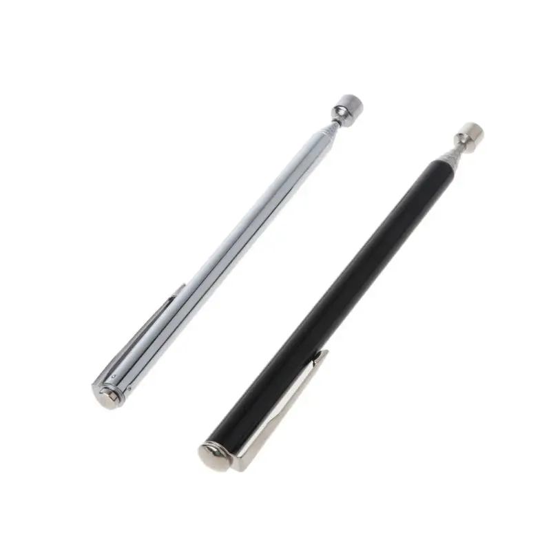 Haste magnética telescópica portátil de 1,5 lb, vara de pegar, extensor, clipe de bolso, ferramenta de captação