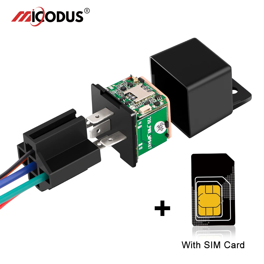 

Автомобильный GPS-трекер Micodus MV720, 80 мА · ч, функция отключения подачи топлива