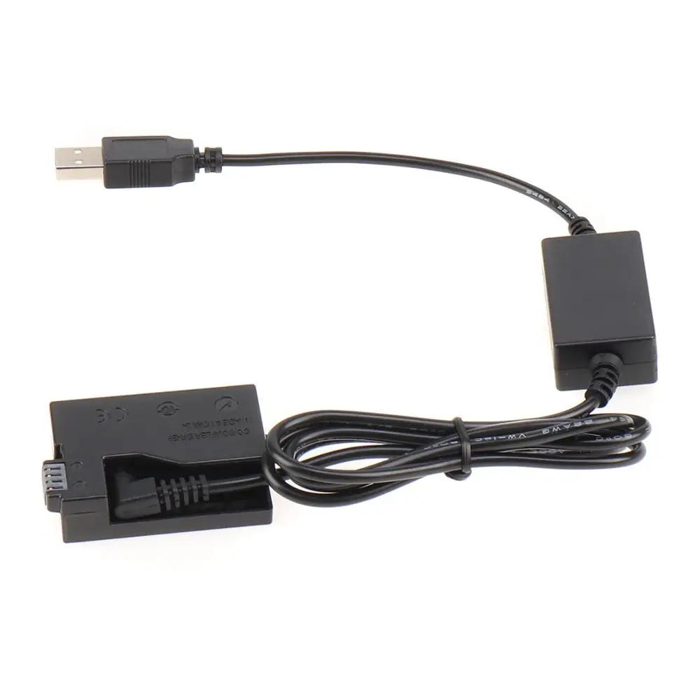 LP-E8 Dummy Battery Plate DC Couple with 5V 2A USB Cable For Canon 550D 600D 650D 700D Kiss x7i x6 x5 x4