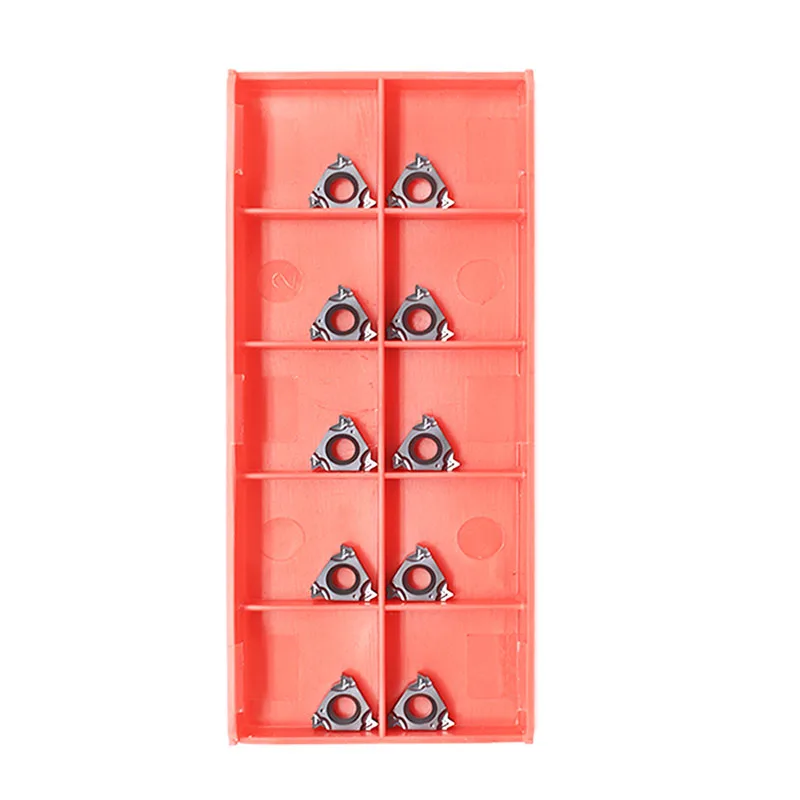 10pcs Thread 16IR 8UN 60 Angle Thread Turning Tool Tungsten Carbide Insert Threading Lathe 16IRM 8UN