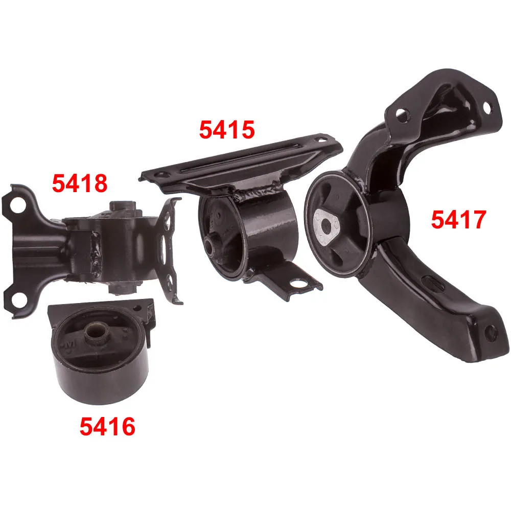 4x Engine Motor Mounts &Transmission Mount for Dodge Caliber 2.0L 2.4L 2007-2012