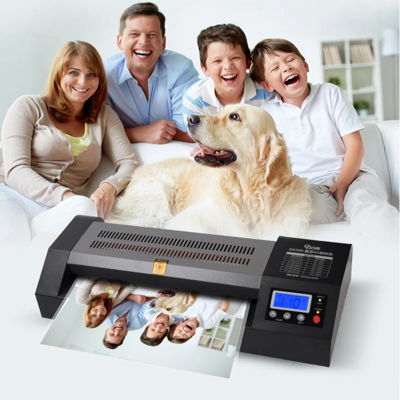 Digital Hot And Cold Roll Laminator Double Function 320mm For Photo Paper ID Card