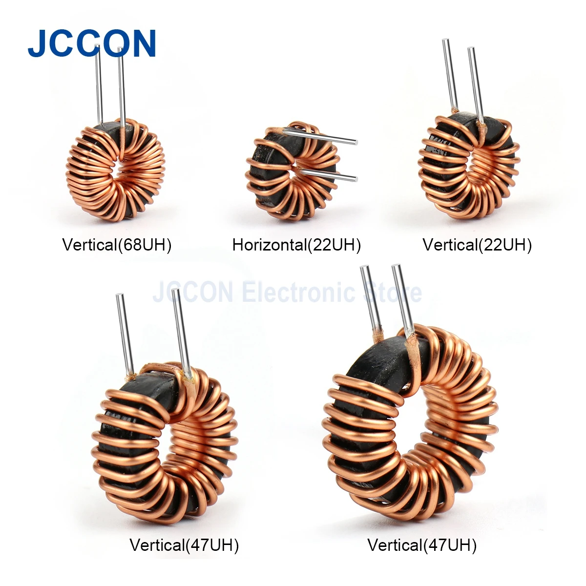 10Pcs Toroid core Inductors 44125 Winding Magnetic Inductance 5A 2.5A 3A 4A 22uH 33uH 47uH 100uH 220uH 330uH 470uH Inductor