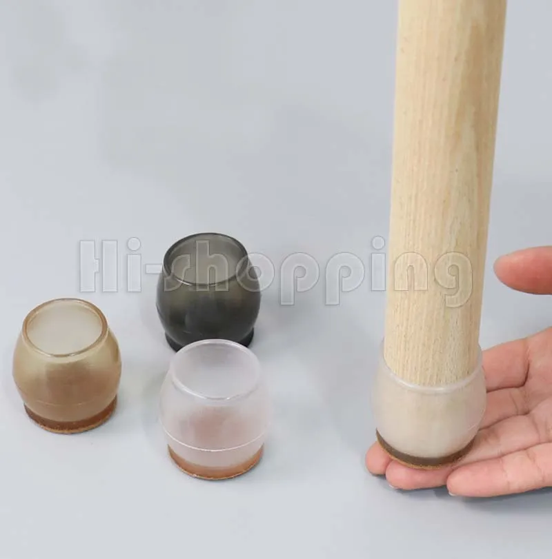 Brand New Silicone Table Chair Leg Mat Non-slip Table Chair Leg Caps Foot Protection Bottom Cover Pads Wood Floor Protectors