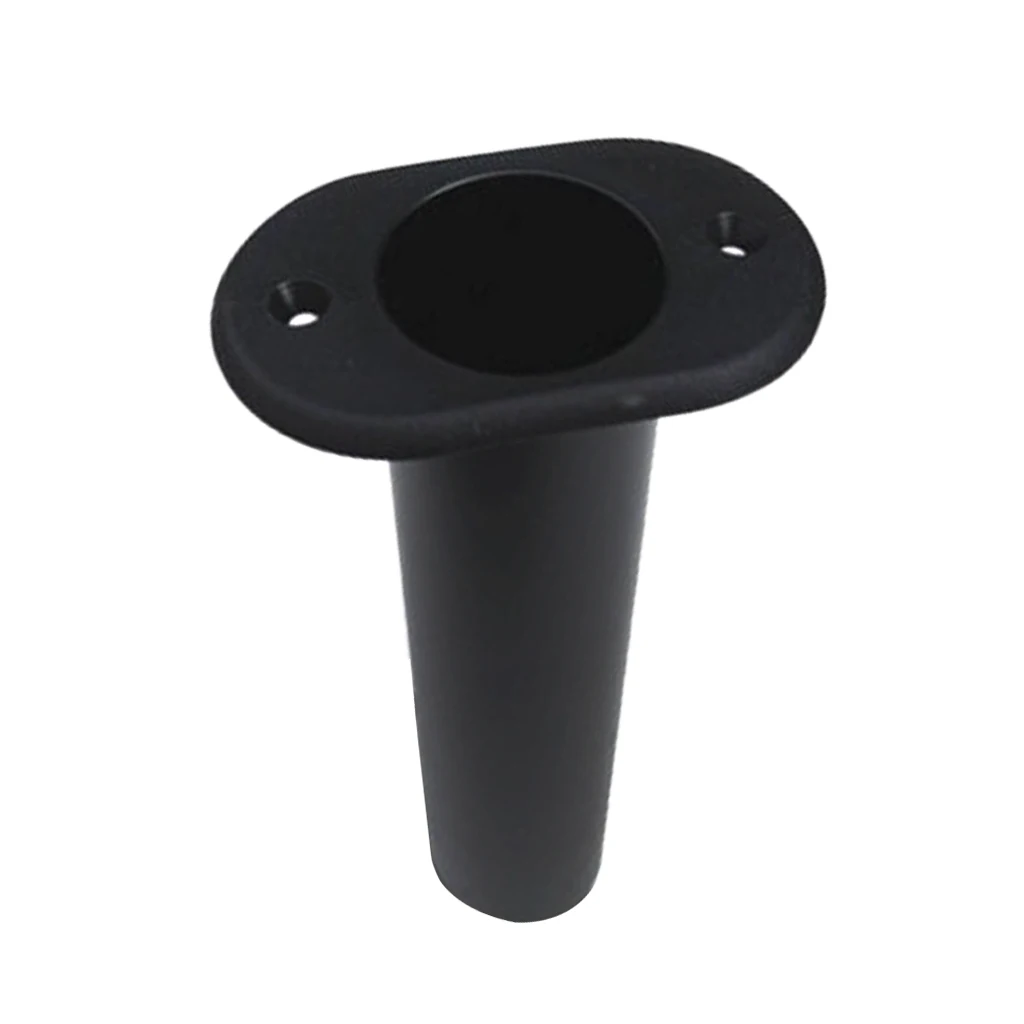 Soporte de caña de pescar de plástico, montaje empotrado de 90 grados, para barcos, Kayak