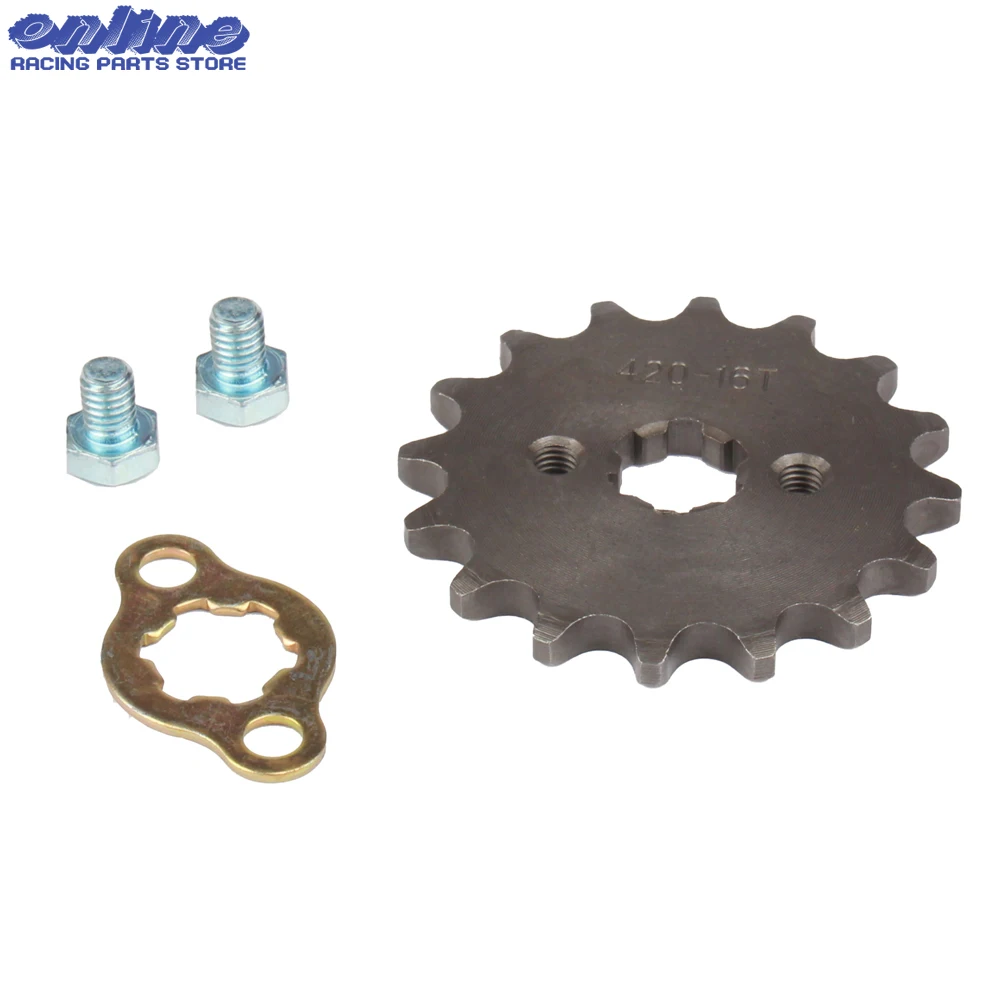 420# 20mm 10 11 12 13 14 15 16 17 18 19 Teeth Front Engine Sprocket For Dirt Pit Monkey Dax Bike Go Kart ATV Quad Motorcycle