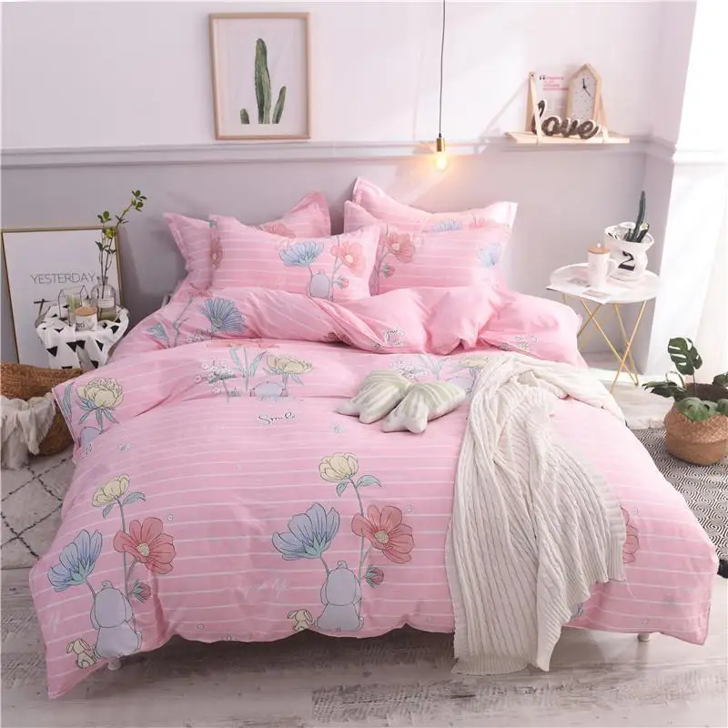 

100%Cotton Bed/Fitted Sheet Twin Queen King size Bedding set/bedclothes Duvet cover bedsheets Bed set parure de lit ropa de cama