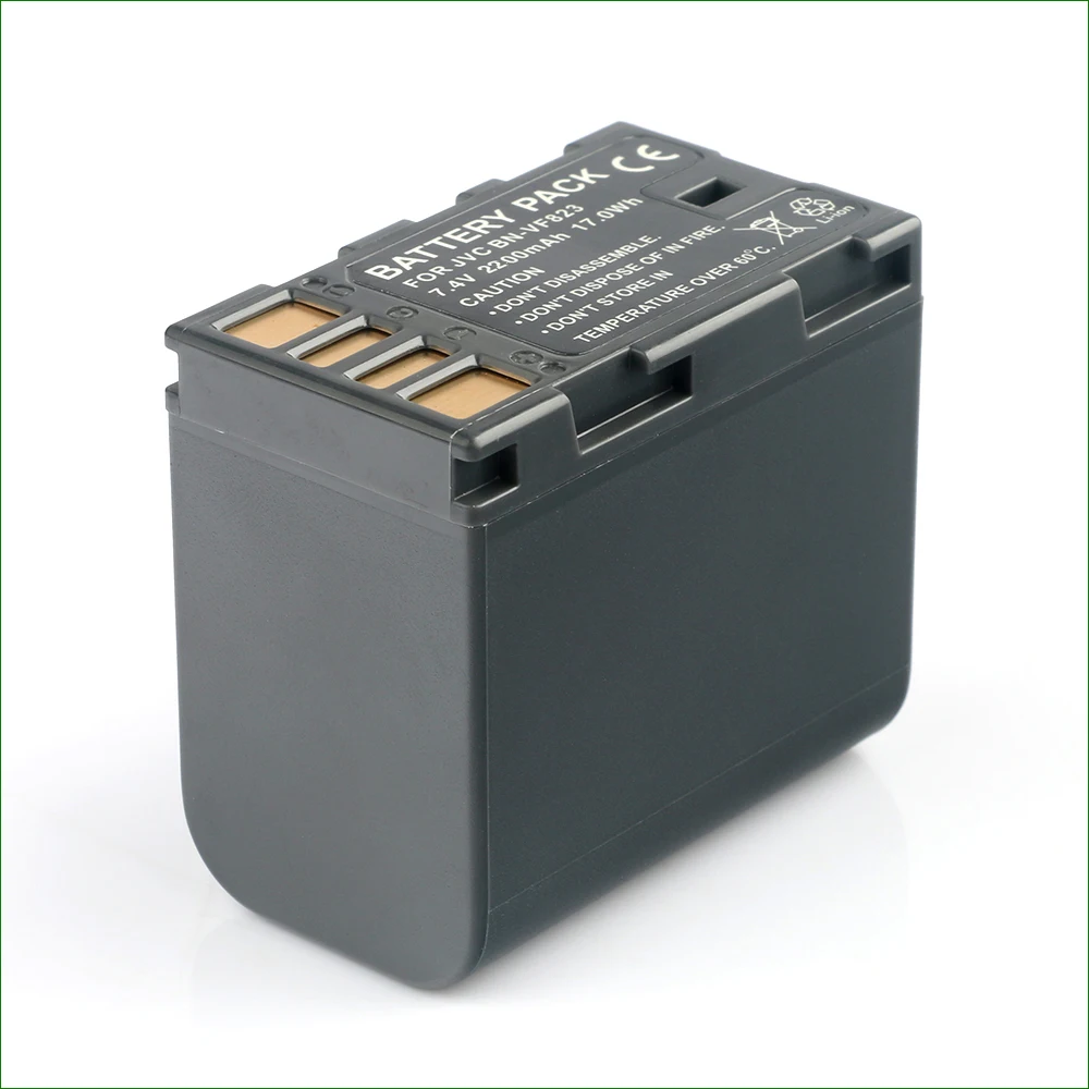 LANFULANG قدرة عالية (2200 mAh) BN-VF823 BN VF823 BN-VF823U البطارية حزمة ل JVC BN-VF808AC BN-VF808U BN-VF818 BN-VF818U