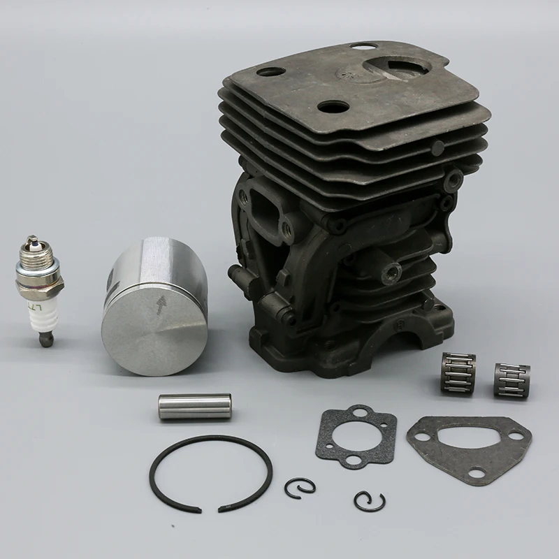 44 مللي متر و 42 مللي متر اسطوانة مجموعة كبّاس صالح ل HUSQVARNA 445 445e 450 450e Jonsered CS2250 CS2245 بالمنشار المحرك أجزاء المحرك 544119902