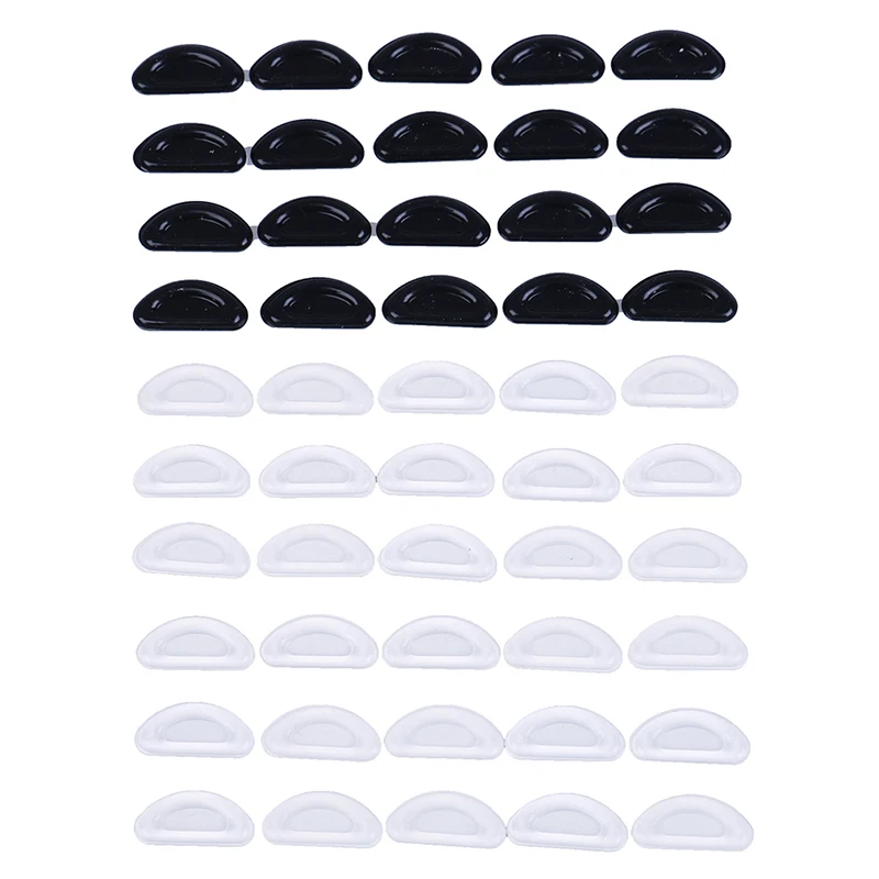 

20pcs=10 Pairs Anti-slip Silicone Eyeglass Pads Adhesive Nose Pads For Glasses Accessories Wholesale