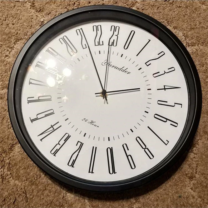 24hours Clock movement DIY Creative Wall clock hands 10 12 inch clock with metal hands Quartz Clock replace part Accessories