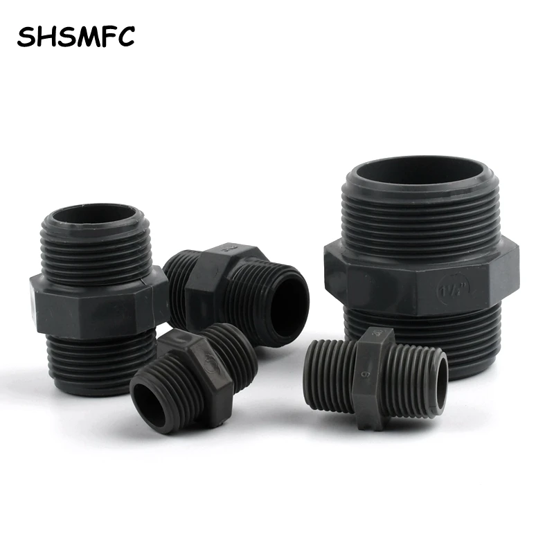 1-10pcs 1/2“ - 2“ Male Thread PVC Connector PVC Pipe Adapter Garden Irrigation Watering Fittings Plumbing Accessories