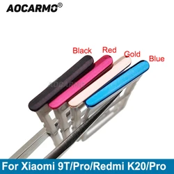 Aocarmo For Xiaomi Mi 9T Pro SIM Card Tray Holder For Redmi K20 Pro Replacement Parts