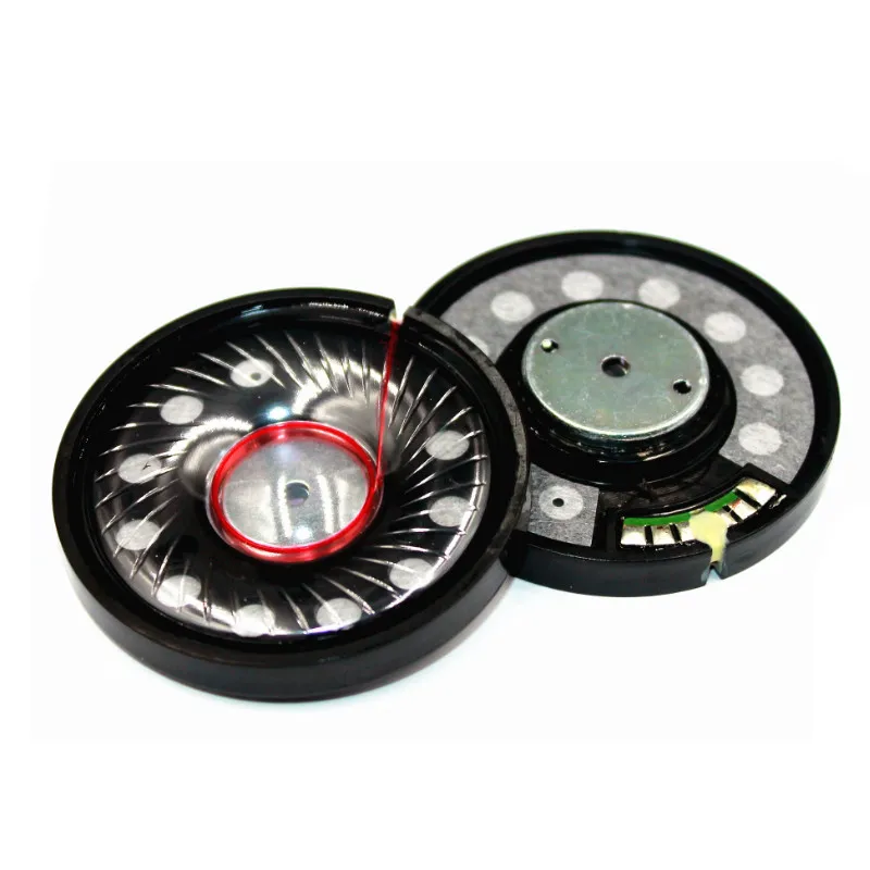 

50 мультимедийный динамик для наушников Блок Hi-Fi гарнитура драйвер 28ohm 95DB глубокий бас графеновая диафрагма Неодимовый запчасти для ремонта наушников 2 шт.