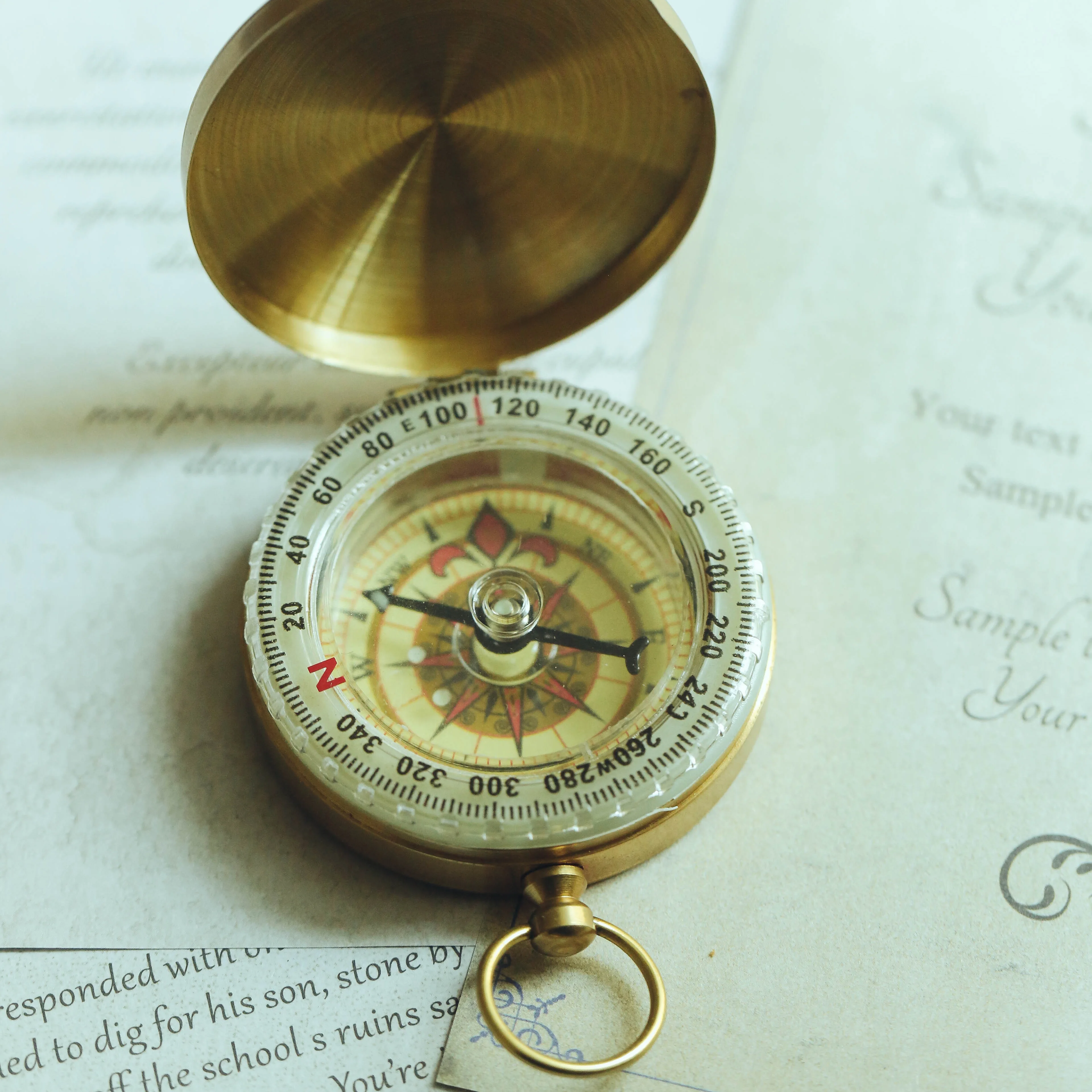 Vintage Retro Compass Photography Props