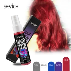 Sevich New Style Hair Color Spray One-Time Hair Color Instant Hair Salon Hair Care Styling Product For Men and Women 5 Color