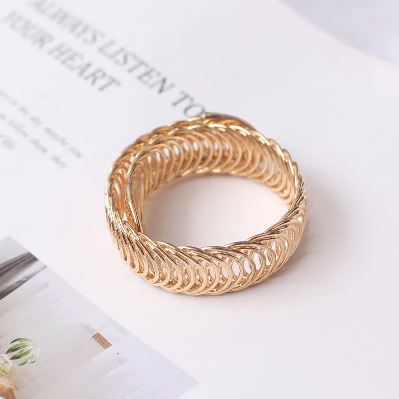 Personality Women Open Bangles Adjustable Arrow Bracelet Bangles Gold Color Arrow Cuff Bracelets for Ladies pulsera infinito