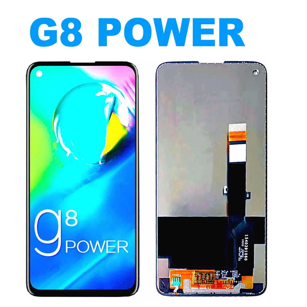 Original For Motorola Moto G8 Play LCD XT2015 Display G8 plus XT2019 Touch Screen Panel Digiziter Assembly G8 Power LITE XT2055