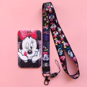 Fall von Disney Mickey Mouse ID, Frauenhalsgurt, Studentenhelfer, Abzeichen, Frist -Kartenabdeckung, Geschäft, Mitarbeiter, Mitarbeiter Hauptverkäufe von Calcha -Beschützer - №6