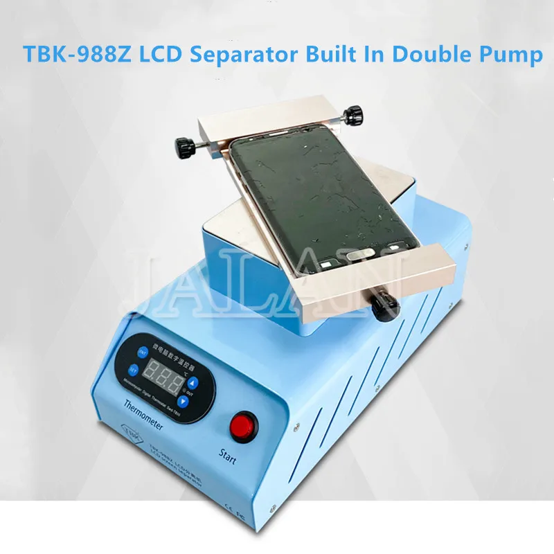 

TBK-988Z Universal LCD Separator 360degree Rotating Plate For edge screen inframe separating oca cleaning remover machine