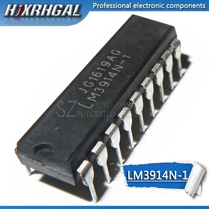 10PCS LM3914N-1 LM3915N-1 LM3916N-1 DIP  LM3914N LM3915N LM3916 new and original IC HJXRHGAL