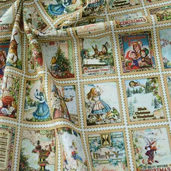 Sewing Cotton Fabric For Patchwork Quilting Needlework By The Yard Vintage Printed Fabric Sew Clothes Home Textile DIY Material