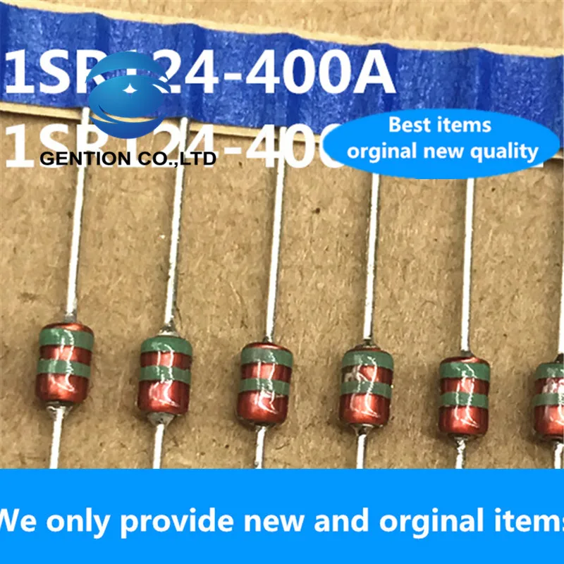 20PCS 100% New original 1SR124-400AT-82 imported rectifier diode 1SR124-400 1A 400V double green ring