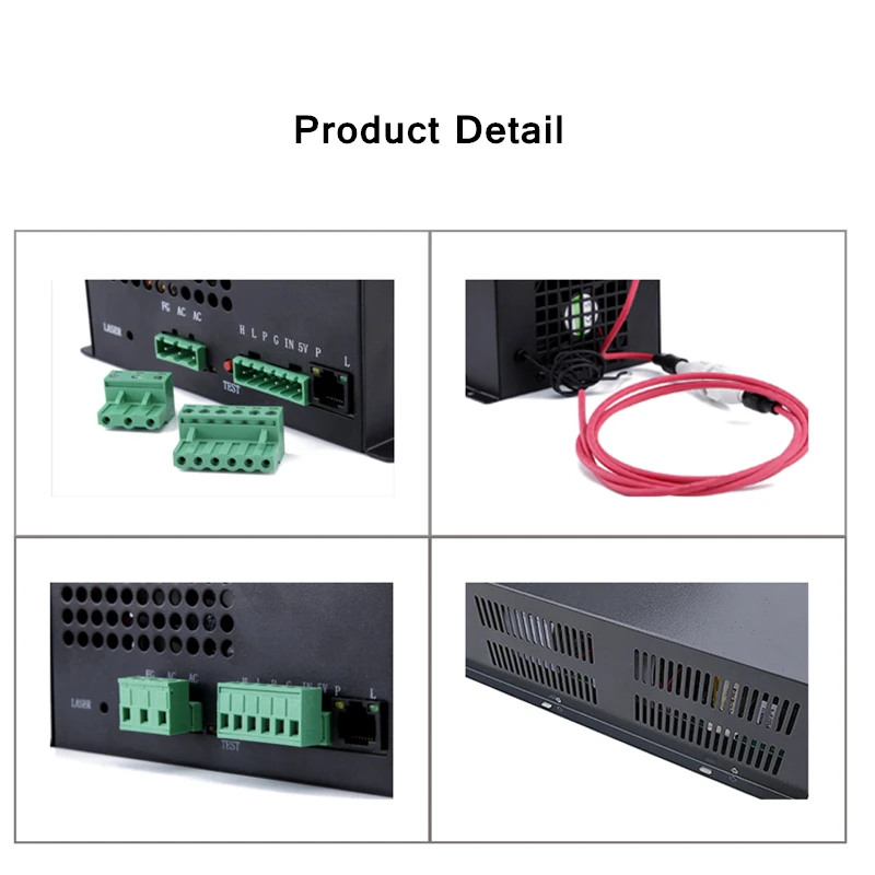 100W-BD CO2 zasilanie lasera 120W z ekranu wyświetlacza 110V zasilacz MYJG-100 220V Co2 Laser maszyna do cięcia rur źródło