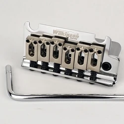 Wilkinson WOV06 Chrome Silver Licensed 2 Point Vintage Type Electric Guitar Tremolo Bridge  for Strat And Suhr Guitar