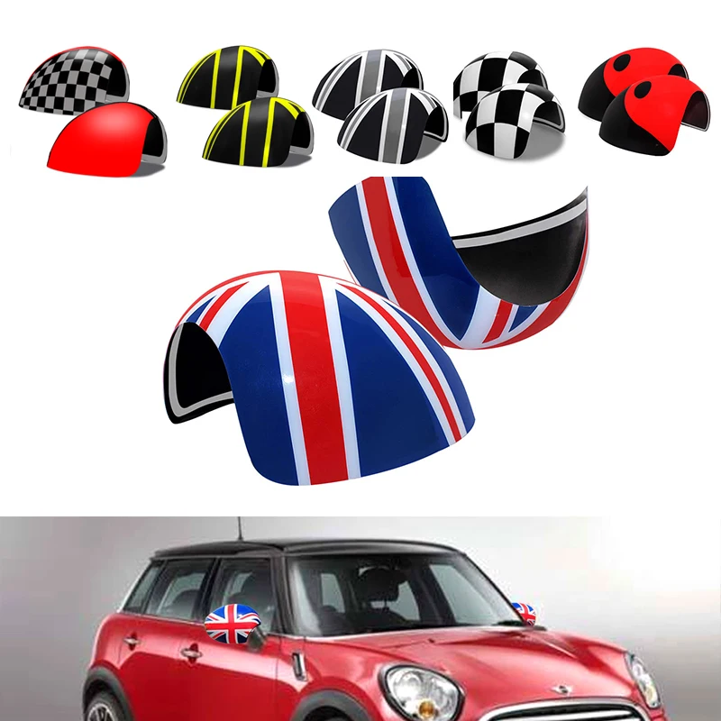 

KJAUTOMAX для Mini Cooper R56 R60 R61 2006-2012 Пластиковый защитный корпус боковые крышки зеркала заднего вида колпачки с ручным питанием 2 шт.