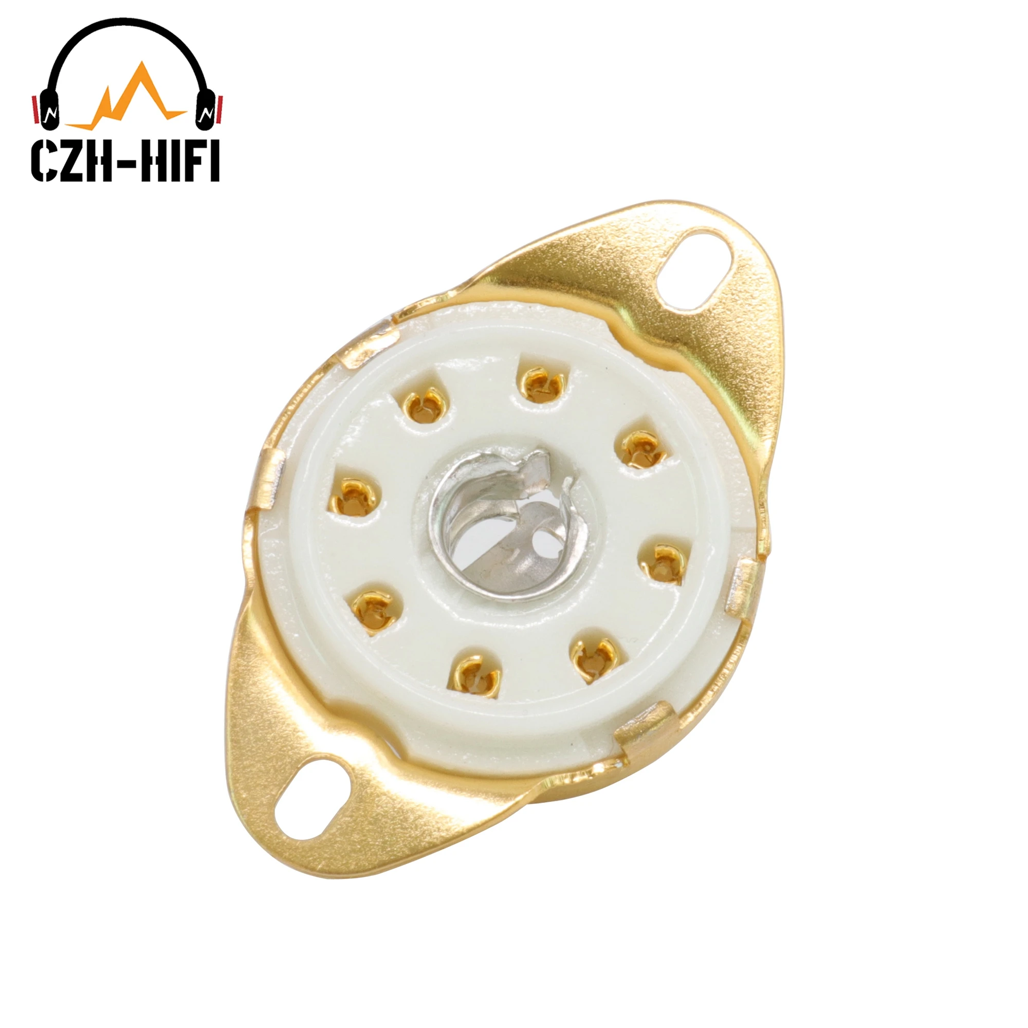 1pc 8-polige Keramik rohr buchse Ventil fuß Power Lampen buchse für 5 b254 c3g 7 n7 ef22 Vintage Audio verstärker DIY Chassis Leiterplatte halterung – Detail 10