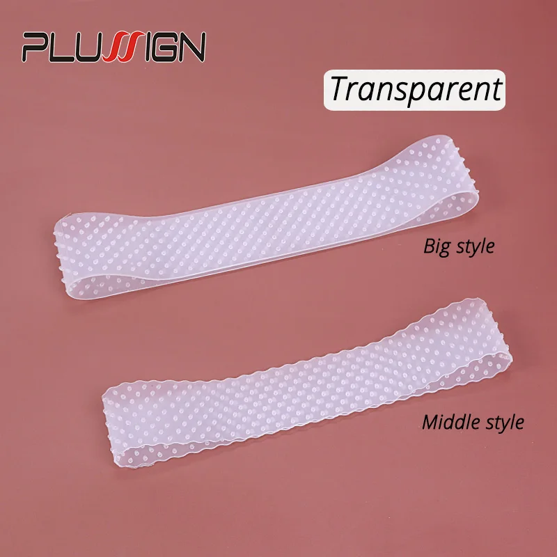 Silikon-Perückenband, elastischer Perückengriff, braun, transparent, schwarz, Stirnband zur Fixierung von Perücken, beiges Haarband ohne Gel oder Kleber, rutschfest – Detail 13