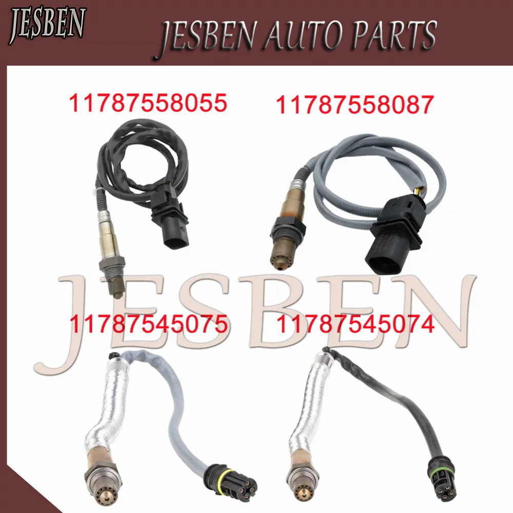 

4X Up&low 11787558055 11787558087 11787545074 11787545075 Lambda Probe O2 Oxygen Sensor For BMW E82 E88 E89 E90 E92 Z4 135i 335i