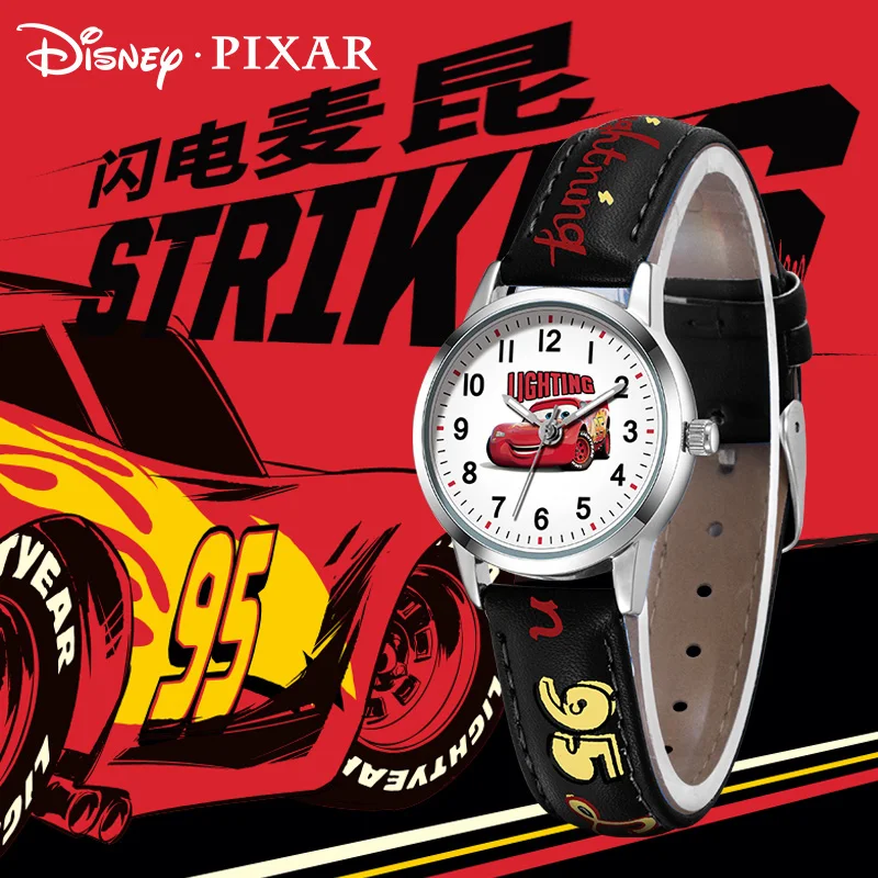 Jam Tangan Anak Kartun PIXAR Mobil Asli Top Disney Jam Tangan Hadiah Pesta Anak Laki-laki Perempuan Tahan Air Jam Tangan Wanita 5501