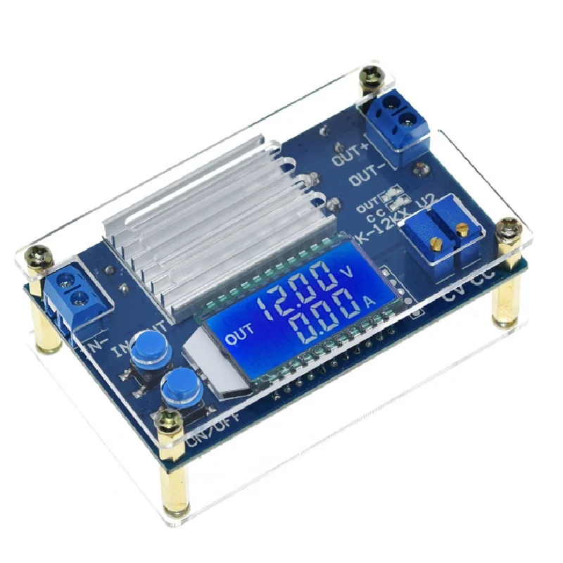 

12A Constant Voltage Constants Current LCD Digital Voltage Current Display High Quality Adjustable Step-down Power Supply Module