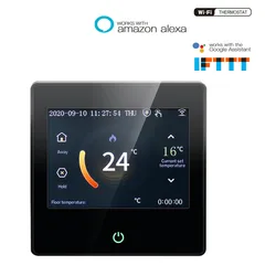 MAXKOSKO WiFi Smart termostato regolatore di temperatura di riscaldamento con Touch Screen LED Celsius/Fahrenheit Alexa Google Home