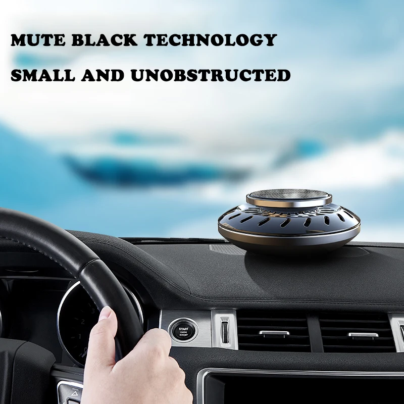 

Solar Zinc Alloy UFO Car Aromatherapy Creative Car Perfume Interior Decoration Decoration Air Purifiers Car Fresh Air