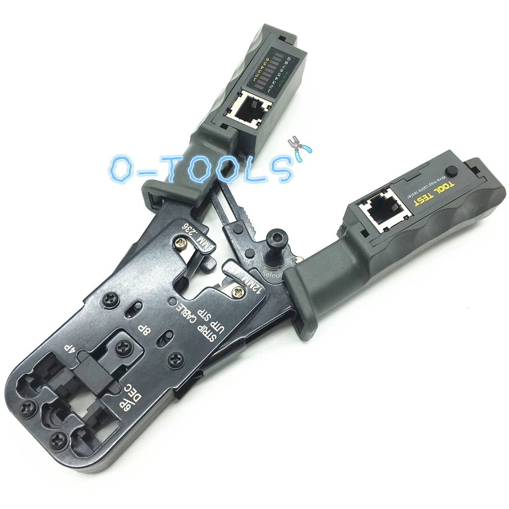متعددة الوظائف شبكة العقص ذو طيات RJ45 LAN كابل المكشكش كماشة متجرد كابل تستر 6P/8P سلك القاطع أداة أدوات الاختبار