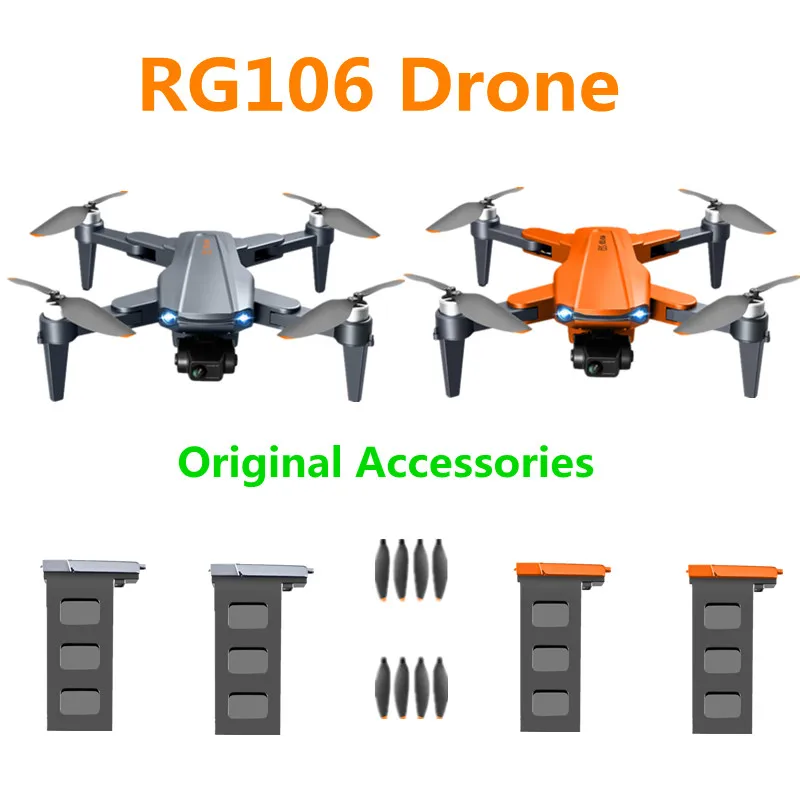 RG106  Drone Battery/Propeller Blade/ 7.4V 3800 For RG106   Drone Battery Spare Parts Original Accessories 28 minutes