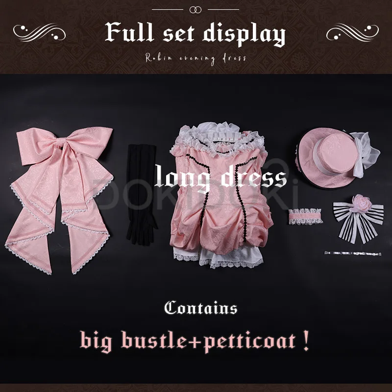Partial Ready for shipCiell Phantomhivee Cosplay Anime DokiDoki-SSR Women  Costume Evening Dress Bustle Ciell Cosplay - AliExpress 200000532