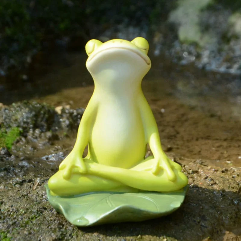 Everyday Collection Animal Frog Fairy Garden Figurines Miniature Landscape Home Decoration Accessories Birthday Gift Souvenirs