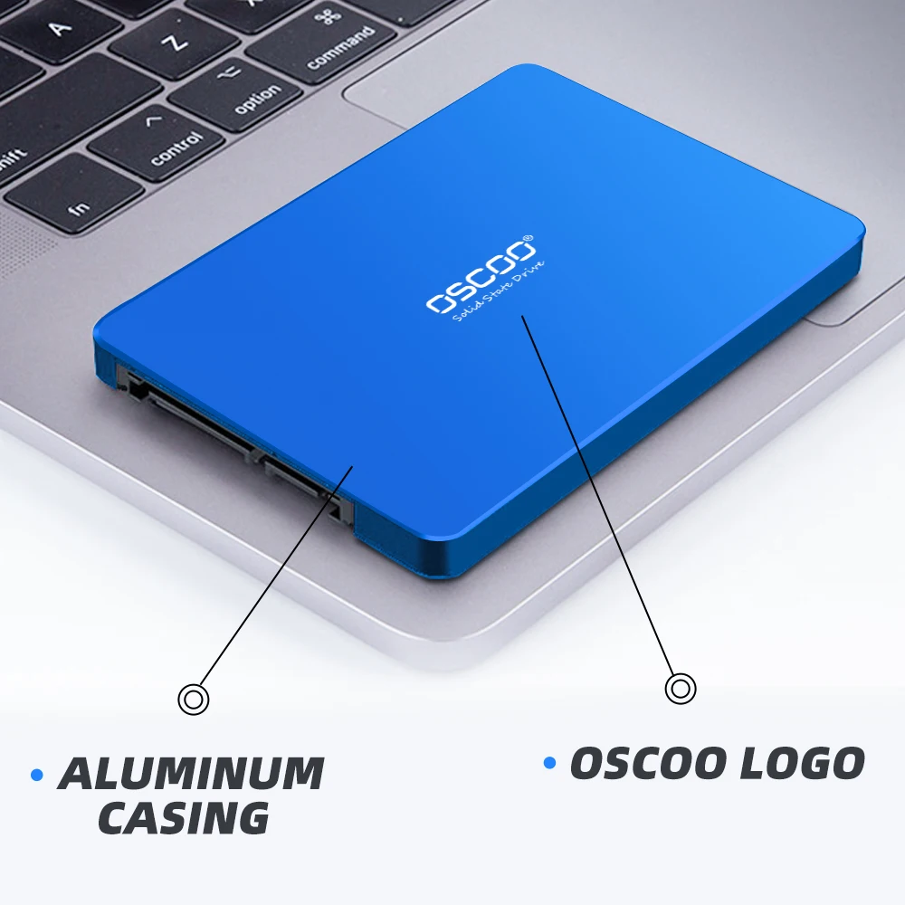 Oscoco SSD SATA3 128GB 256GB 512GB 1TB Hard Disk Drive Solid State untuk Komputer Desktop Laptop