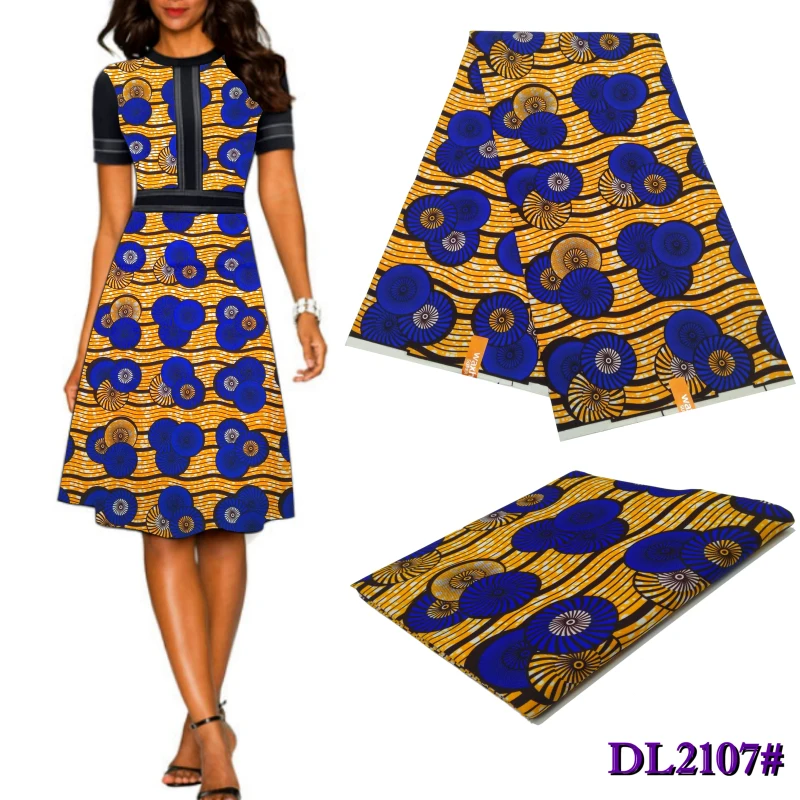 2021 New Arrival pagne african Fabric pattern Print Real Wax Fabric