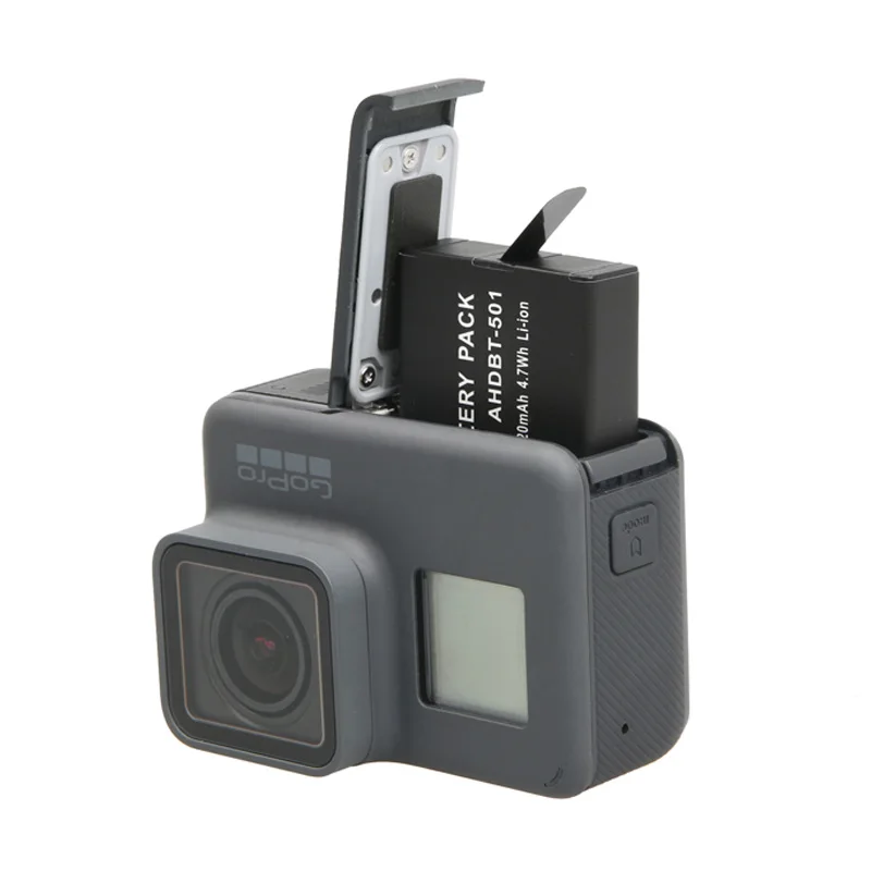 3pes AHDBT-501 Battery Kits with LCD intelligent Charger for GoPro Hero 8 7 6 Go Pro 5 Black Sports Action Camera Accessories