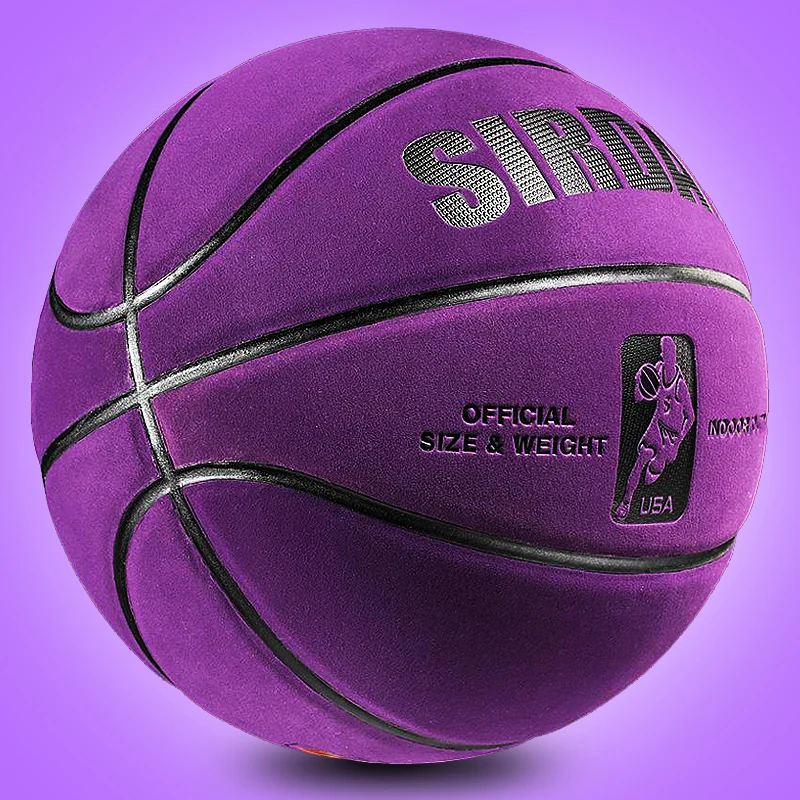 Pelota de baloncesto profesional de microfibra suave, resistente al desgaste, antideslizante, antifricción, para exteriores e interiores, Tamaño 7