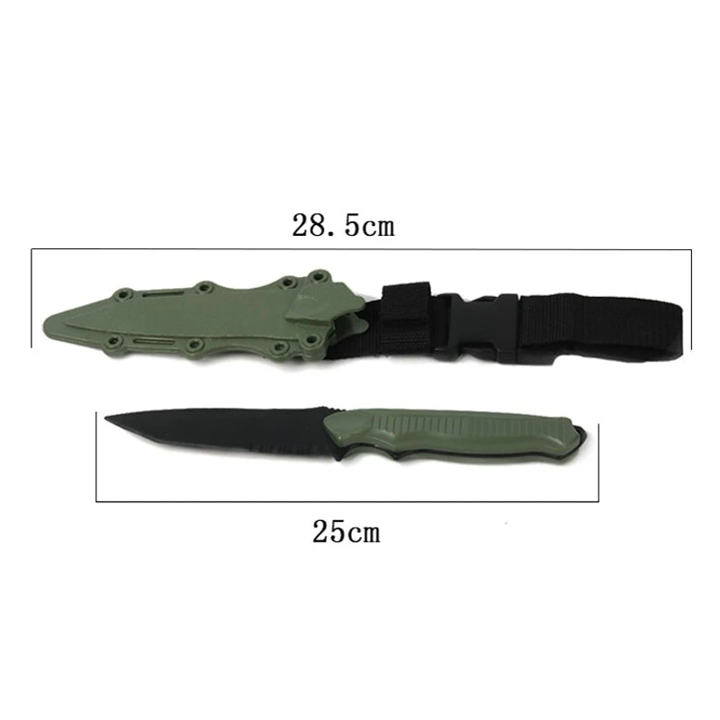 Couteau de simulation en plastique, couteau souple en caoutchouc, accessoires de jeu périphérique, modèle de formation sur film et télévision, performance à baïonnette courte