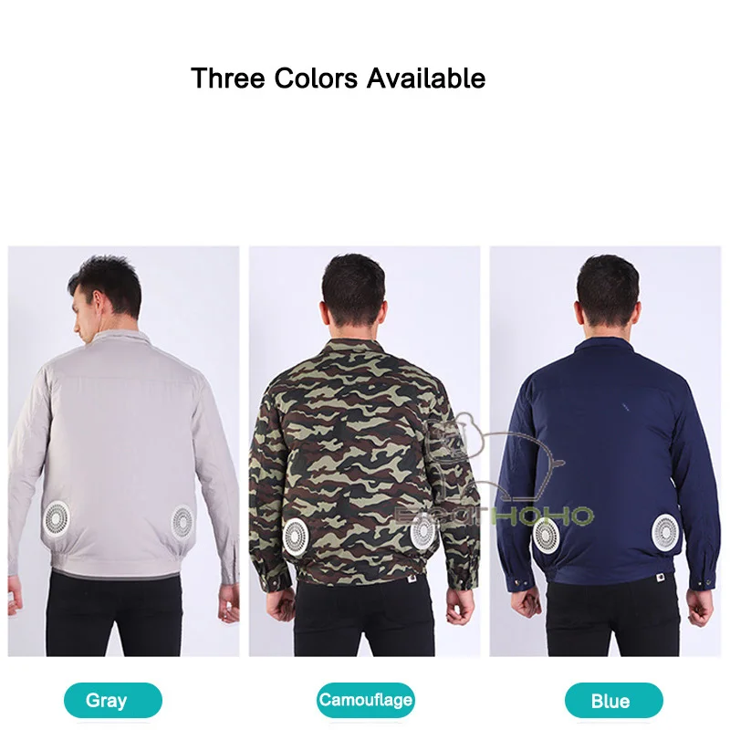 Summer Overall With Fans Air-conditioning Coat Welding Heat Dissipation Clothes Cooling Working Clothing Construction Fan Top